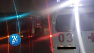 В Сургуте в результате пожара сгорел ангар местного пивзавода