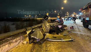 Три человека погибли в ДТП на подъезде к Сургуту