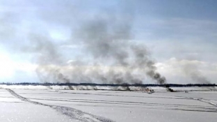 Специалисты ликвидировали возгорание на месте порыва продуктопровода под Нижневартовском