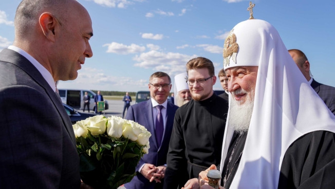 Патриарх Московский и всея Руси Кирилл прибыл в Югру