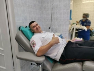 20 литров крови. Полицейские Югры в очередной раз провели донорскую акцию