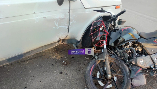 В Сургуте в очередном ДТП пострадал мотоциклист