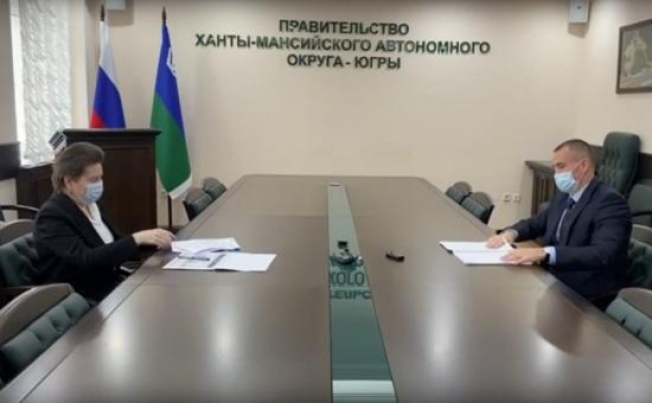 Губернатор Югры Наталья Комарова поддержала кандидатуру Андрея Трубецкого на второй срок