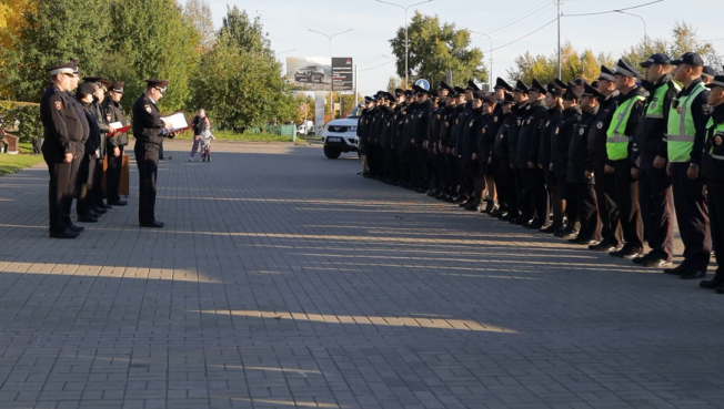 В Сургуте впервые за два года прошел общий развод полиции