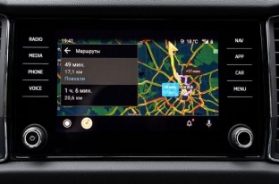 В автомобилях ŠKODA стали доступны «Яндекс.Карты» и «Навигатор»