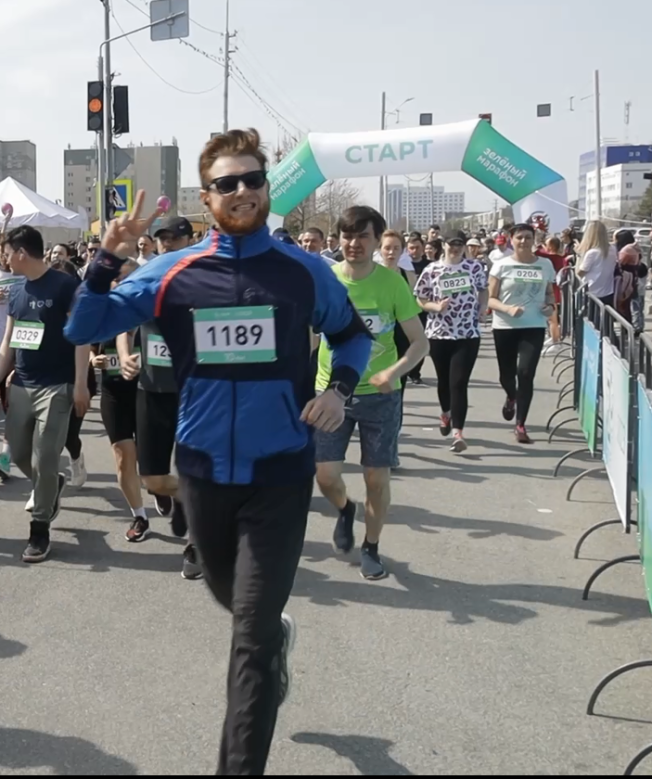 Свыше тысячи сургутян приняли участие в «Зеленом марафоне»