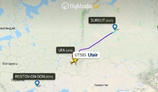 Летевший из Сургута в Ростов-на-Дону лайнер «ЮТэйр» экстренно приземлился в Уфе