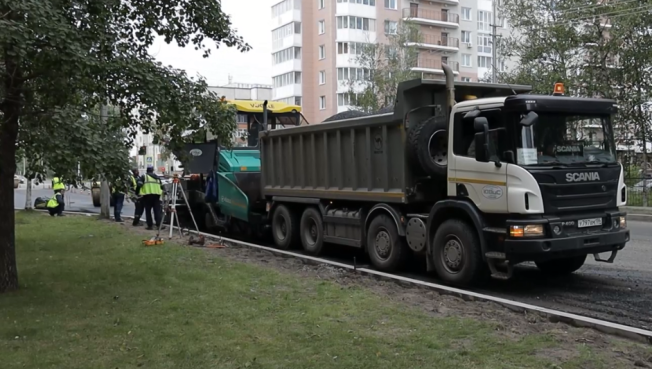 Ремонт участка дороги на Мелик-Карамова идет с опережением графика