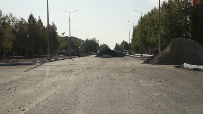 Улица Привокзальная в Сургуте готова почти на 90 процентов
