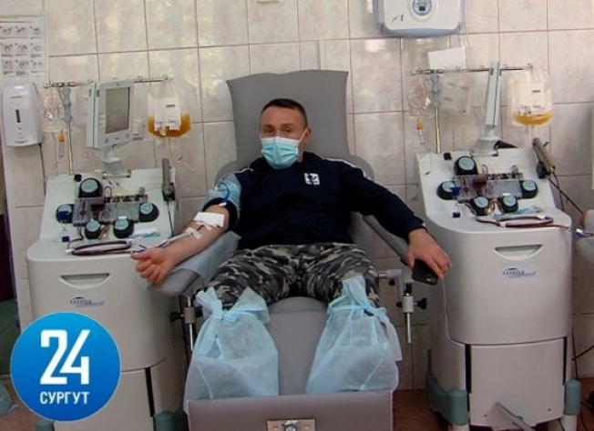 С начала 2021-го на сургутской станции переливания заготовили более 20 тысяч литров крови