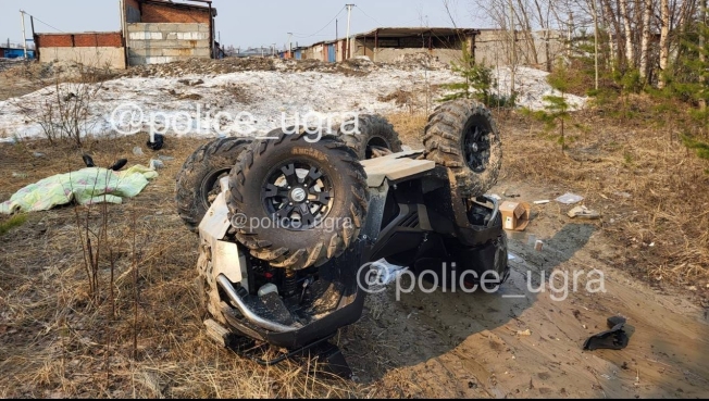 В Сургутском районе водитель квадроцикла погиб, врезавшись в сугроб