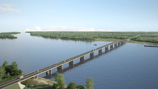 Строительство второго моста через Обь в районе Сургута отложено не будет