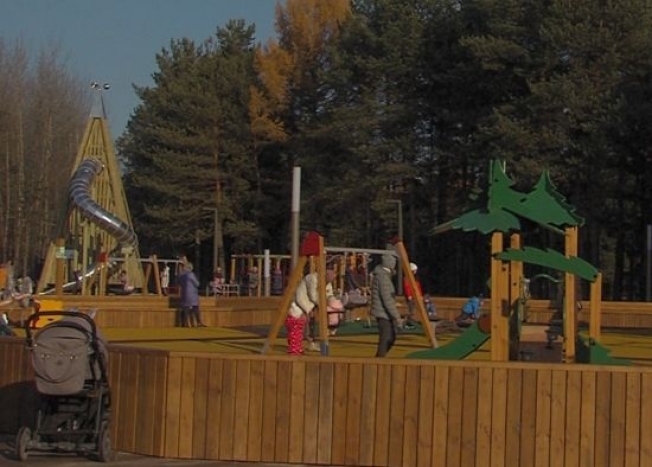 Детская площадка «Ботаника» в парке «За Саймой» скоро откроется для сургутян