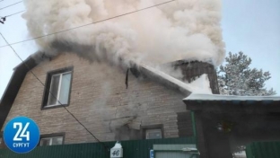 Новый год в дачном кооперативе Сургута начался с пожара