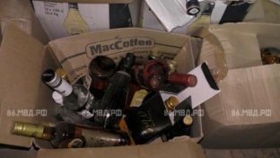 В Югре задержали грузовик с крупной партией контрафактного алкоголя