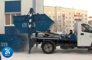 Дополнительные контейнеры для мусора в Сургуте пригодились во время морозов
