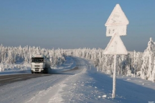 Трассы Югры закрывают из-за сильных морозов