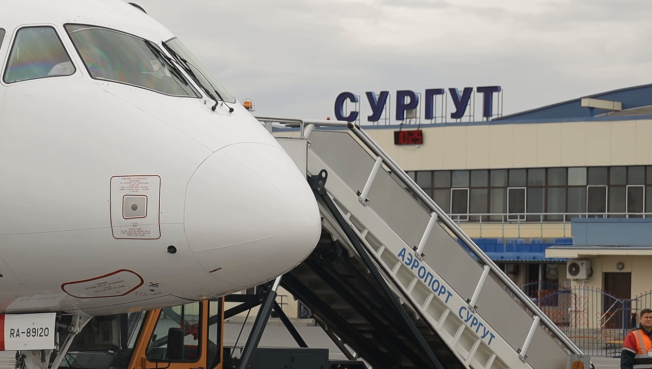 В аэропорту Сургута поставили рекорд по пассажиропотоку