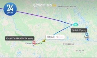 В аэропорту Сургута не смогли сесть два самолета из Санкт-Петербурга и Махачкалы