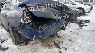 В Нижневартовске нетрезвый водитель «БМВ» протаранил восемь автомобилей