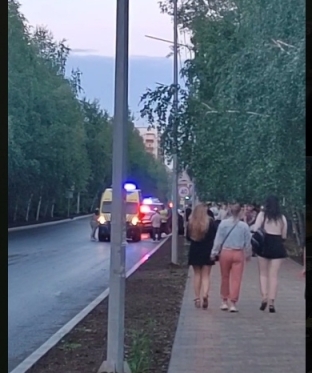 В Сургуте произошла авария на еще не открытой улице