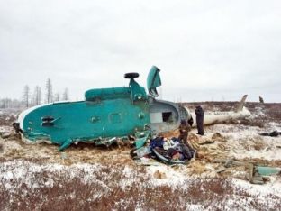 На Ямале продолжается расследование уголовного дела по факту крушения вертолета Ми-8