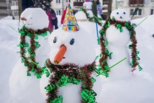 В Ханты-Мансийске установлен новый рекорд России по числу снеговиков