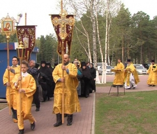 В женском монастыре Сургута освятили храм в честь Сергия Радонежского