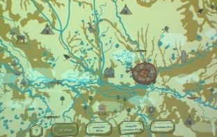 В Сургутском краеведческом музее появилась интерактивная карта // ВИДЕО