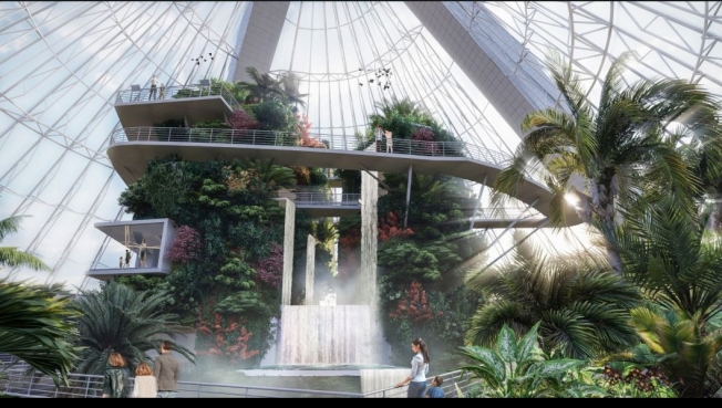 В ХМАО может появиться тропический «город-сад» с водопадами