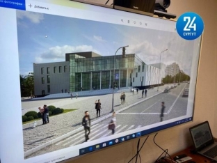 В Сургуте стартует голосование за новый фасад Городского культурного центра: власти предлагают три варианта