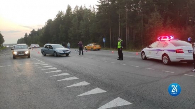 На трассе в районе Сургута погиб мотоциклист