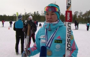 Сургутянка Гульнара Медведева стала девятикратной чемпионкой мира среди любителей по лыжным гонкам
