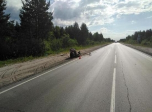 В Сургутском районе в дорожно-транспортном происшествии пострадал мотоциклист