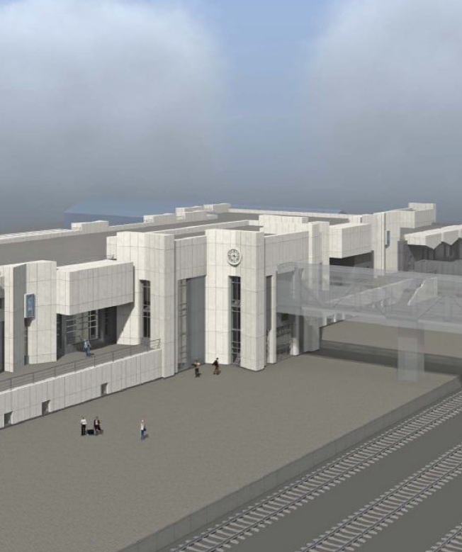 В Сургуте планируют изменить оформление нового здания ж/д вокзала // ВИДЕО